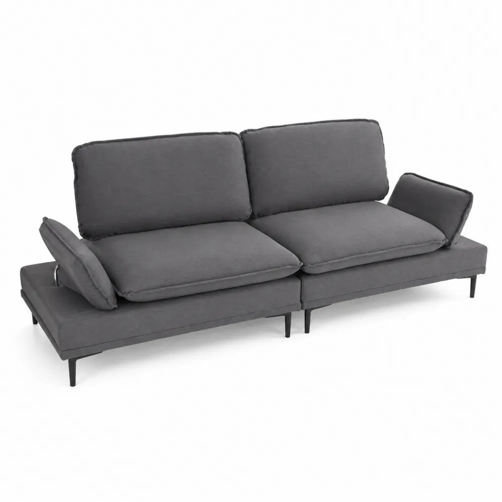 Sofa aus Polyester mit Metallbe