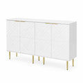 Sideboard Wei? MDF Metallbeine 1